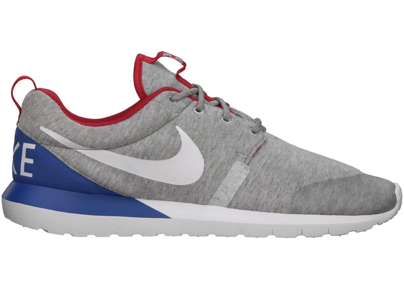 Детские кроссовки Lifestyle Nike Roshe Run, Grey Heather / White-University Red