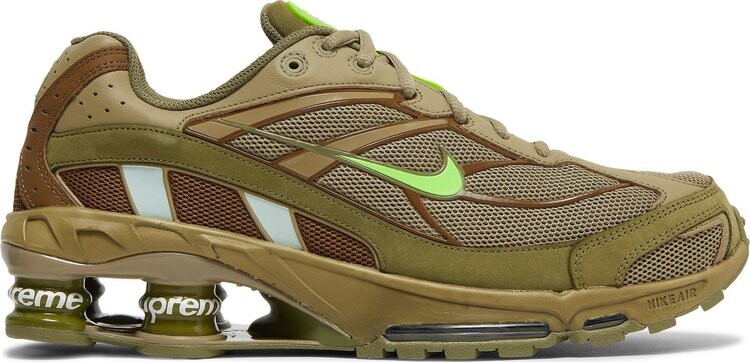 

Кроссовки Nike Supreme x Shox Ride 2 'Neutral Olive', зеленый, Зеленый;коричневый, Кроссовки Nike Supreme x Shox Ride 2 'Neutral Olive', зеленый