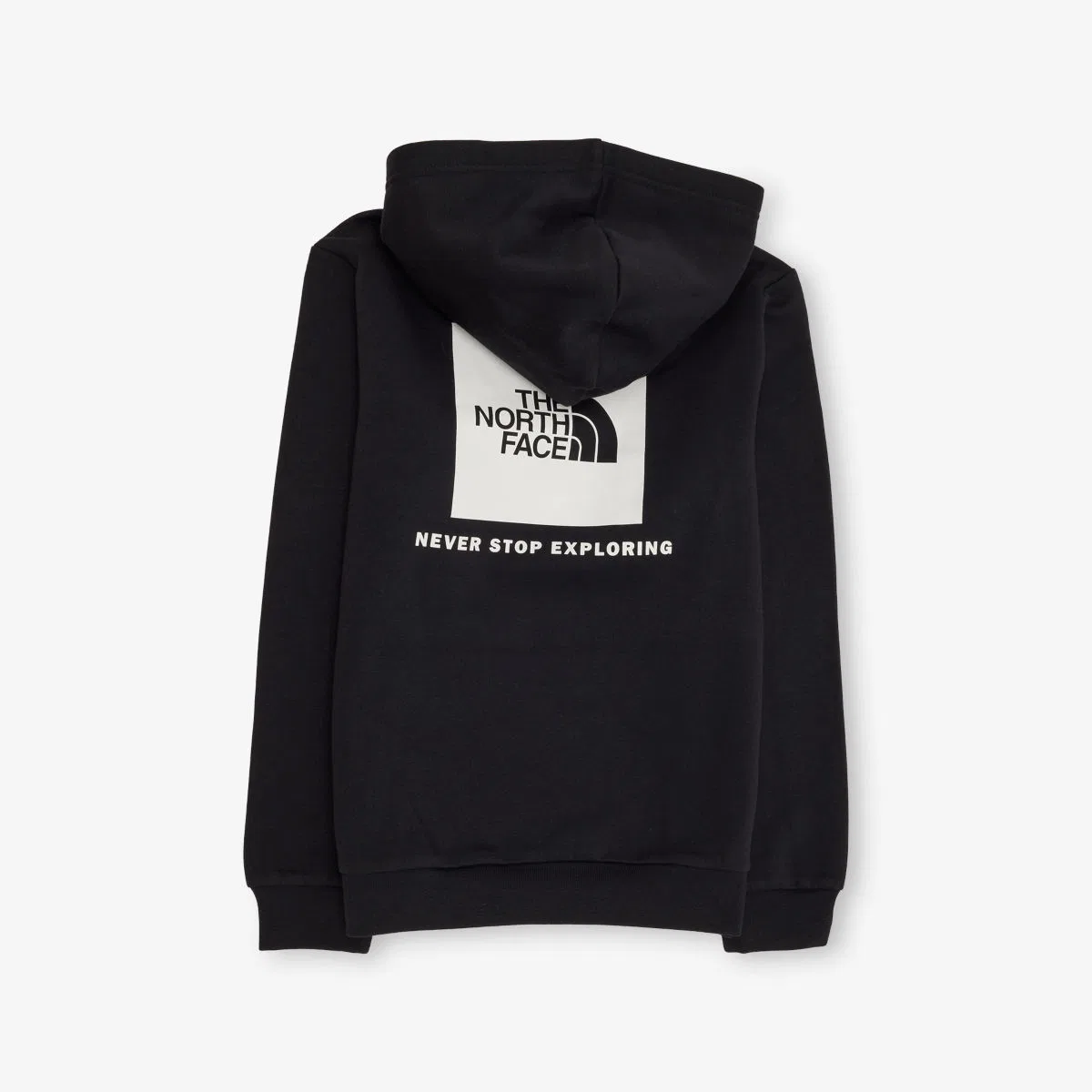 Хлопковая толстовка с капюшоном и логотипом, размеры XS-xxl, возраст 6-16 лет The North Face, черный — фото 3