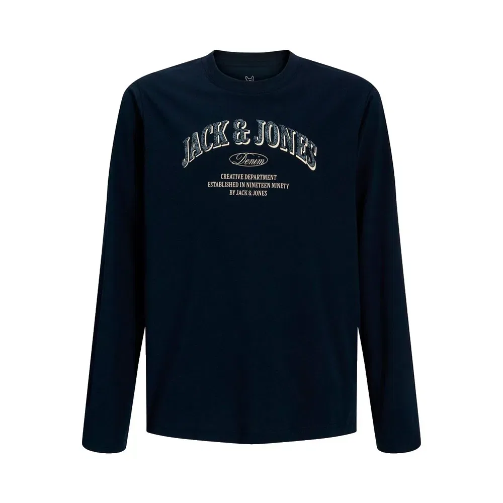 Детская футболка с длинным рукавом Denver Logo Jack & jones, Blue