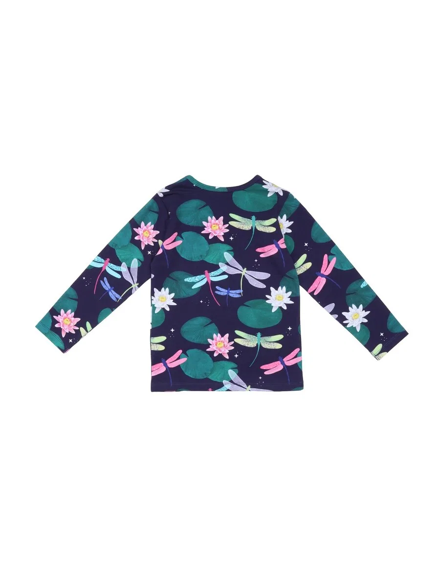 Футболка Walkiddy 'Walkiddy - Colorful Dragonflies Shirt' зеленого цвета — фото 2