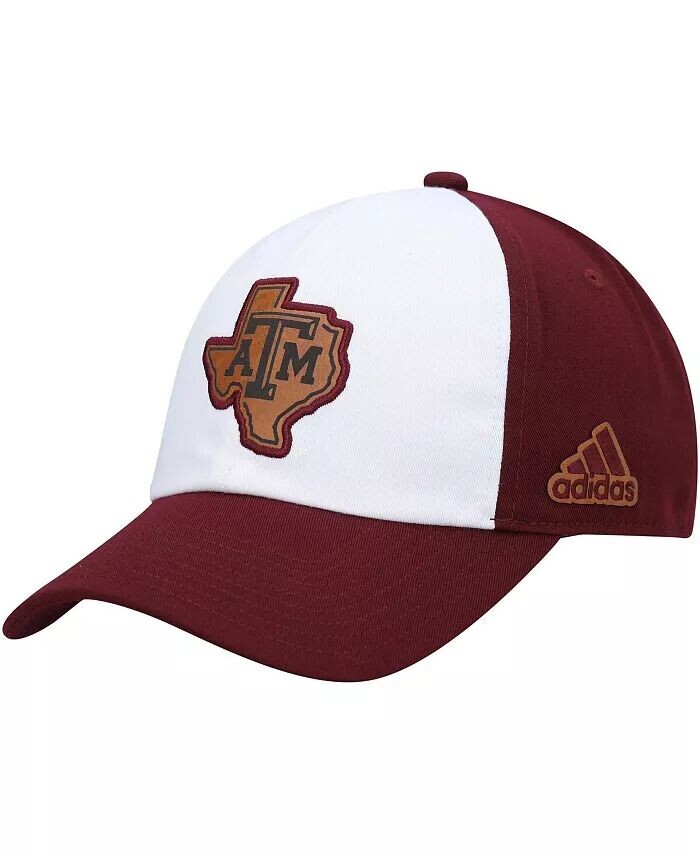 

Мужская темно-бордовая регулируемая шляпа Texas A&M Aggies 12th Man с напуском Adidas