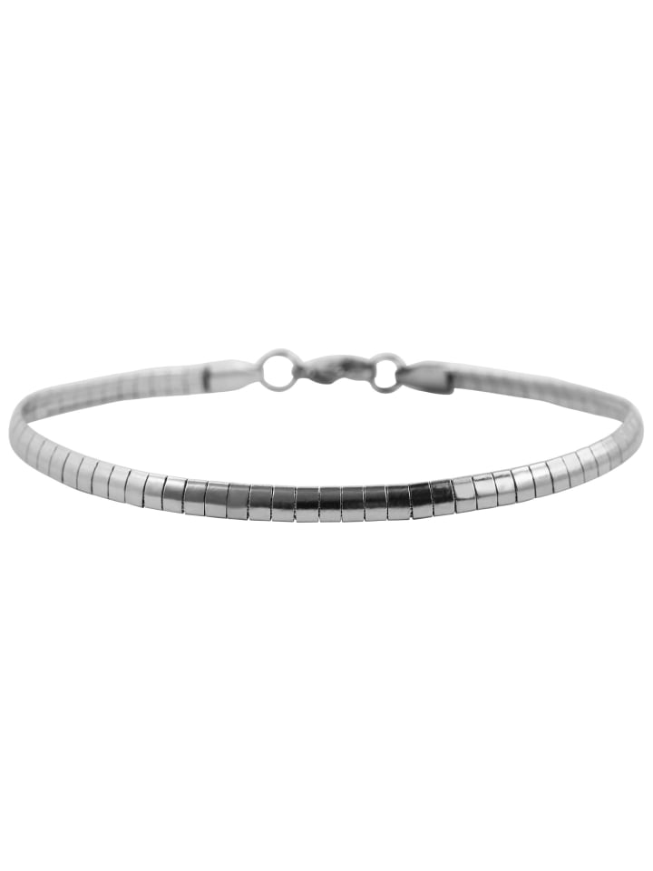 

Adeliás Женский браслет из нержавеющей стали, 19 см, серебристый
