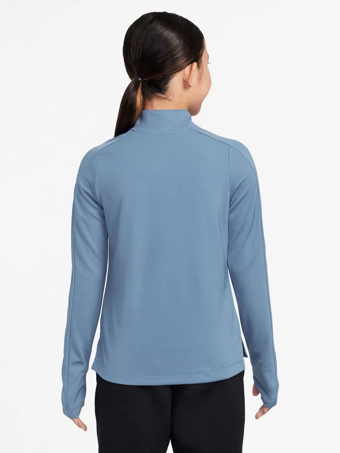 Толстовка Dri-FIT Long Sleeve Half Zip Top Nike, Work Blue — фото 2
