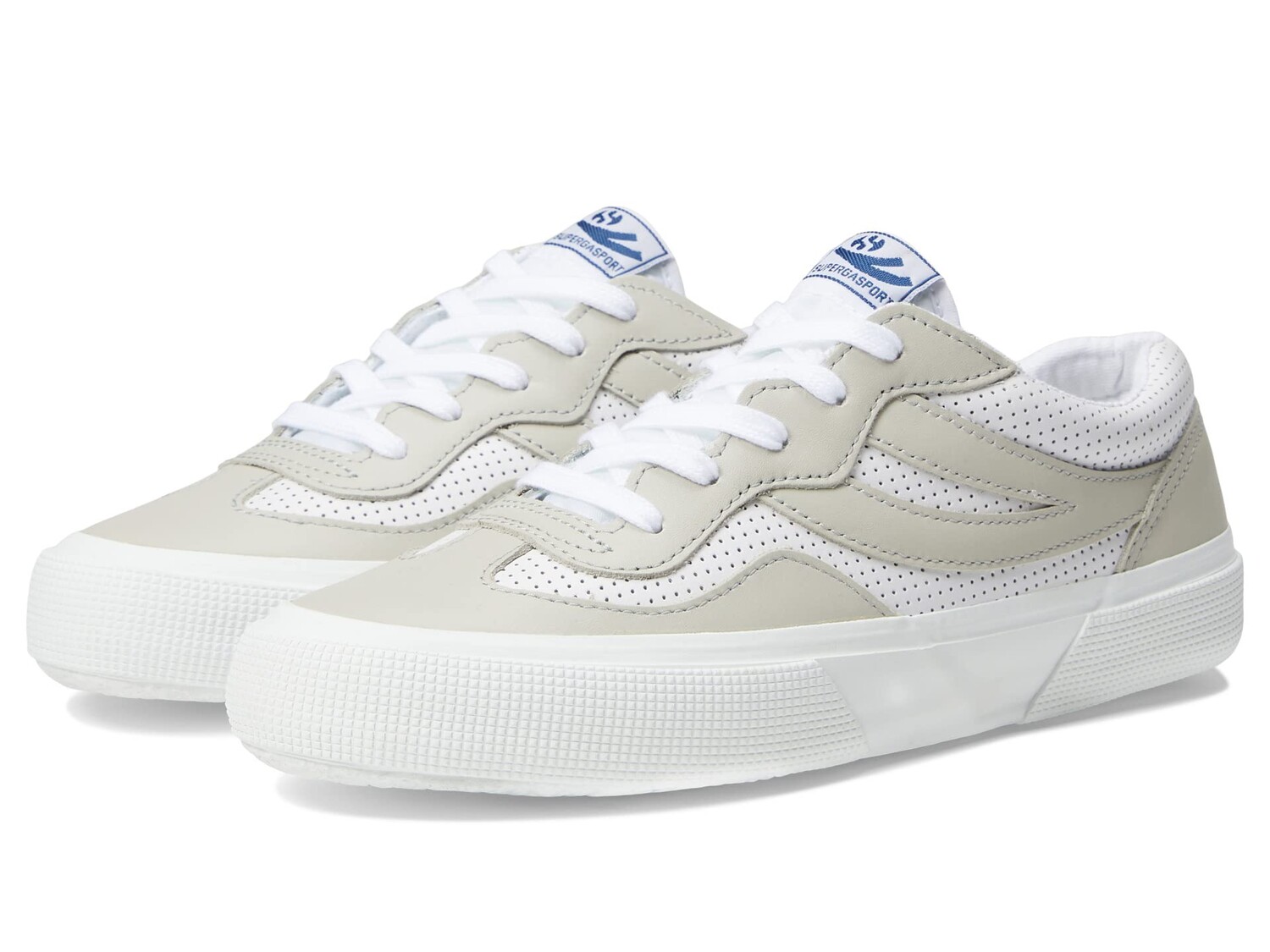 

Кроссовки Superga, 2941 - Leather Perf Swallow Tail