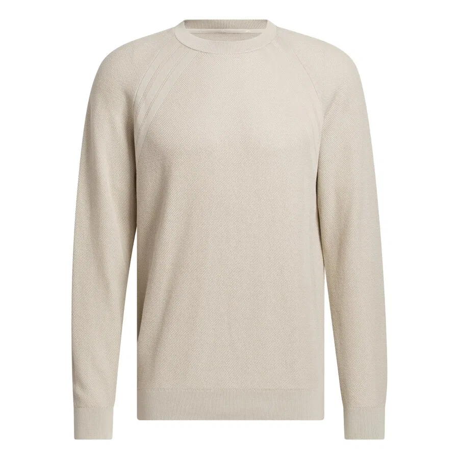 Толстовка ADIDAS PERFORMANCE 'ULTIMATE365 TOUR KNIT CREWNEC' бежевого цвета — фото 2