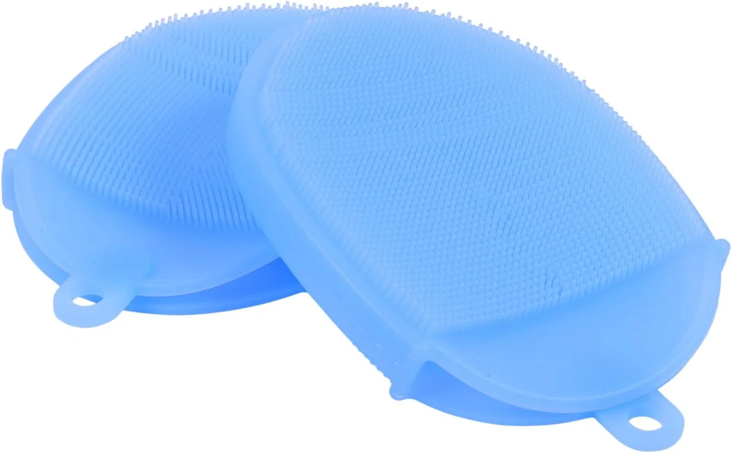 Щетка для тела силиконовая, Homoyoyo, 2 шт, 15x10x2.5 см
