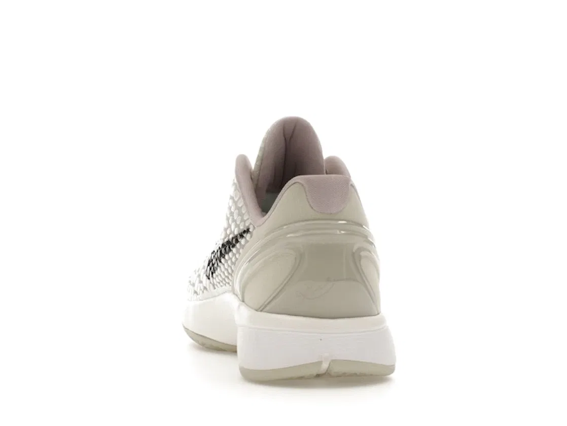 Детские кроссовки с принтом Nike Kobe 6, Sail/Black/Light Bone/White/Platinum Violet — фото 4