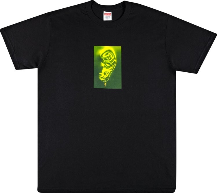

Футболка Supreme Ear Tee 'Black', черный