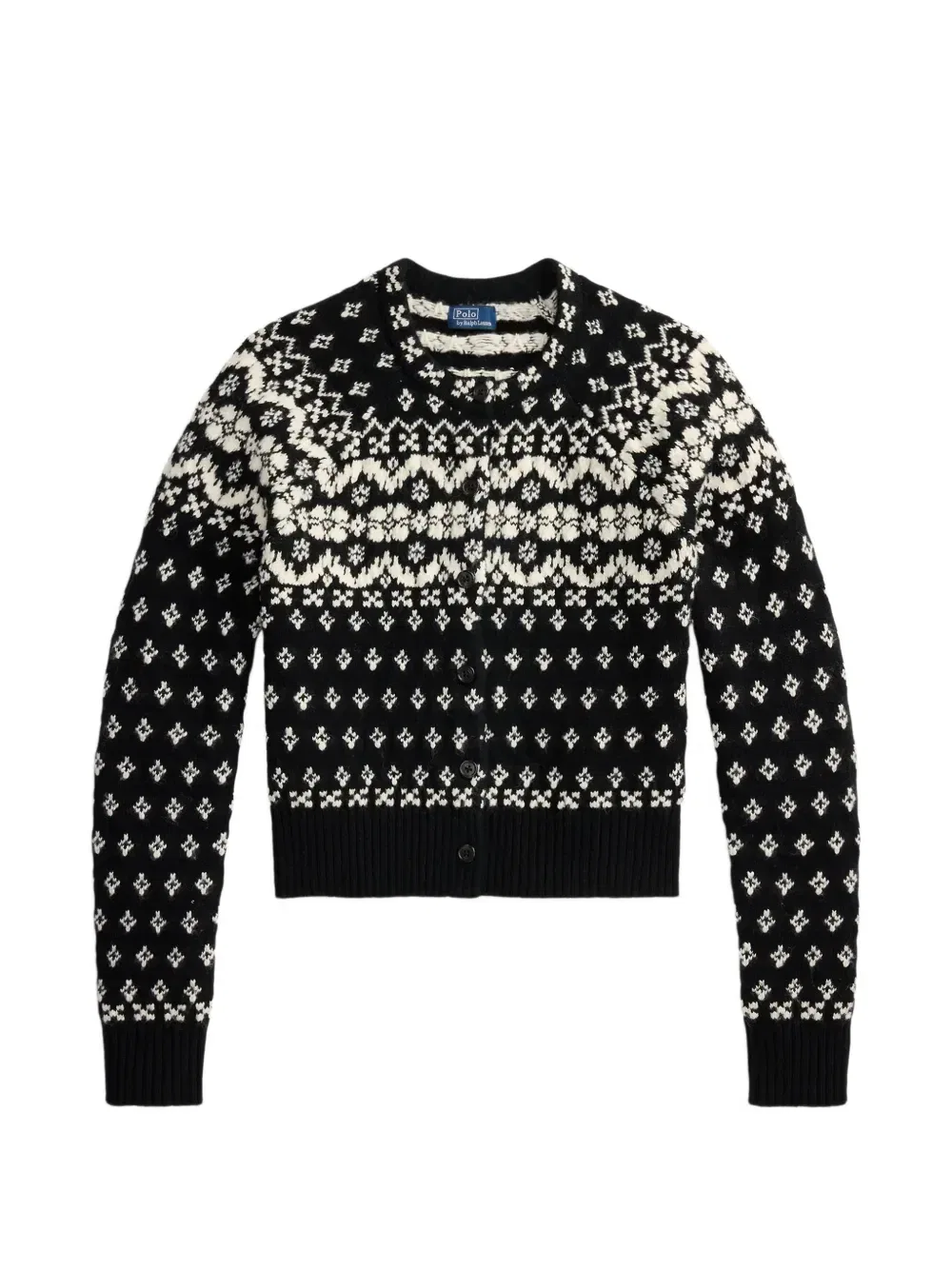 Кардиган с орнаментом POLO RALPH LAUREN, черный