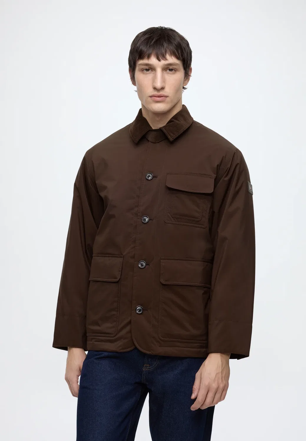 Излишки - куртка для межсезонья Tommy Hilfiger, Dark Coffee