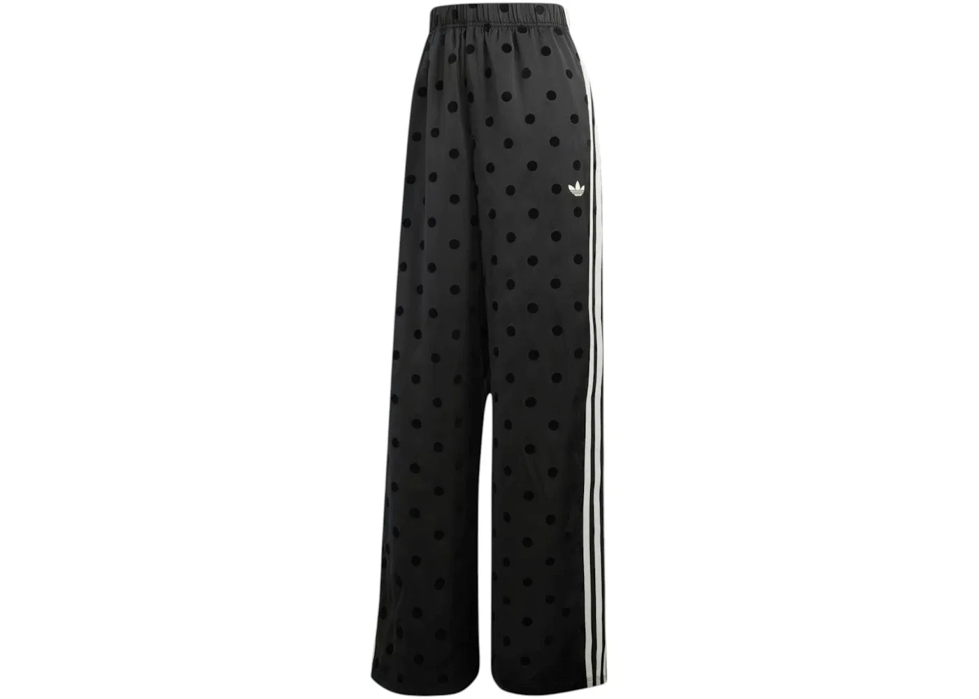Женские широкие брюки из сатина с горошком Pant Adidas, Black