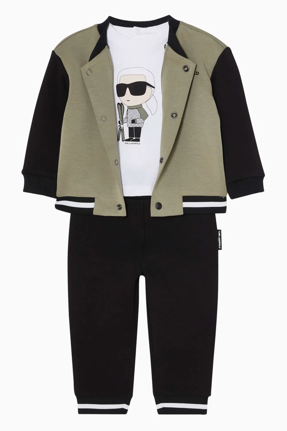 Комплект спортивный хлопковый Ikonik Karl Tracksuit Karl Lagerfeld Kids — фото 2