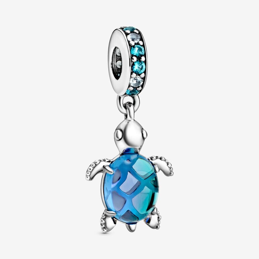 

Шарм-подвеска Pandora Murano Glass Sea Turtle, синий