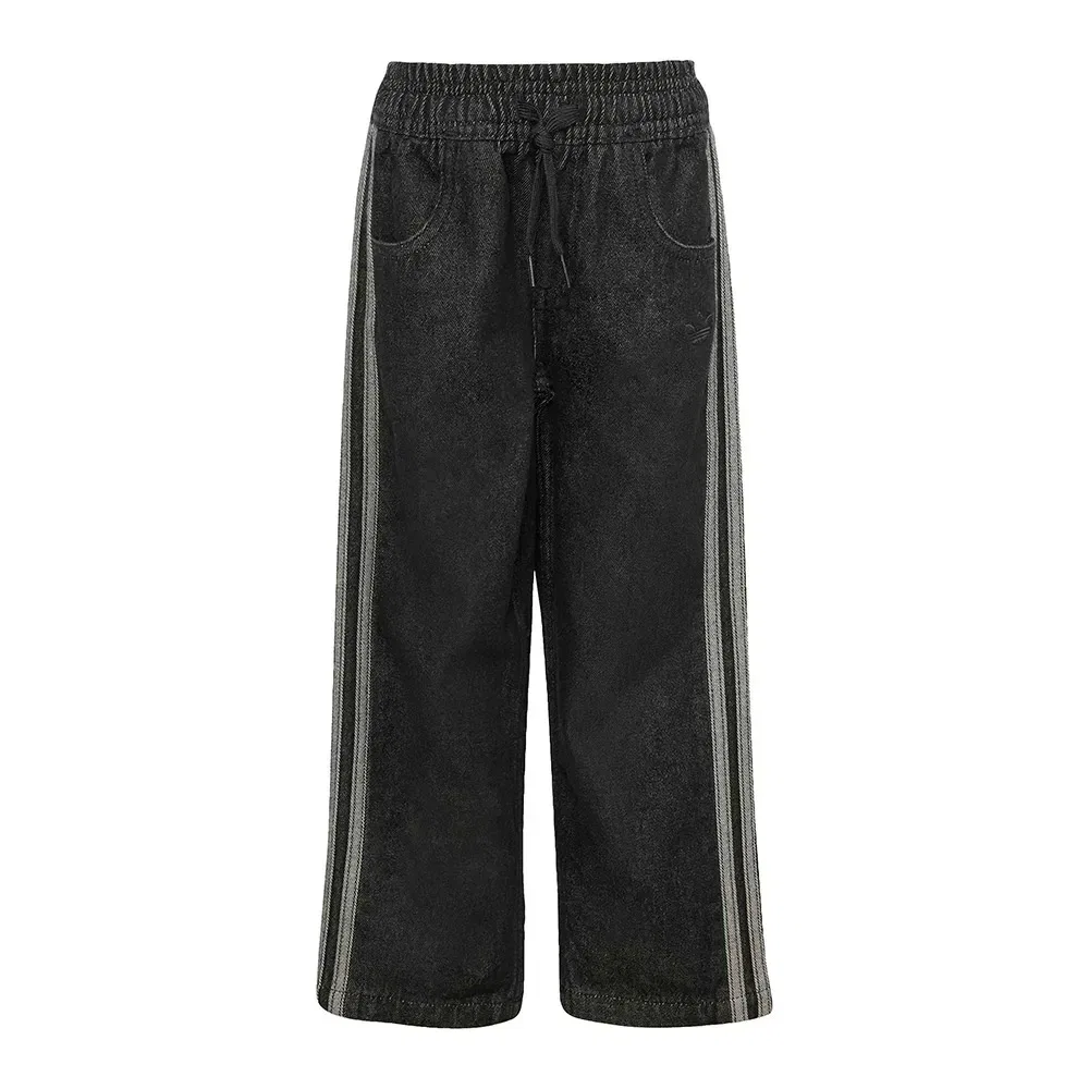 Брюки джинсовые Firebird Denim Track Loose Adidas Originals, черный — фото 3