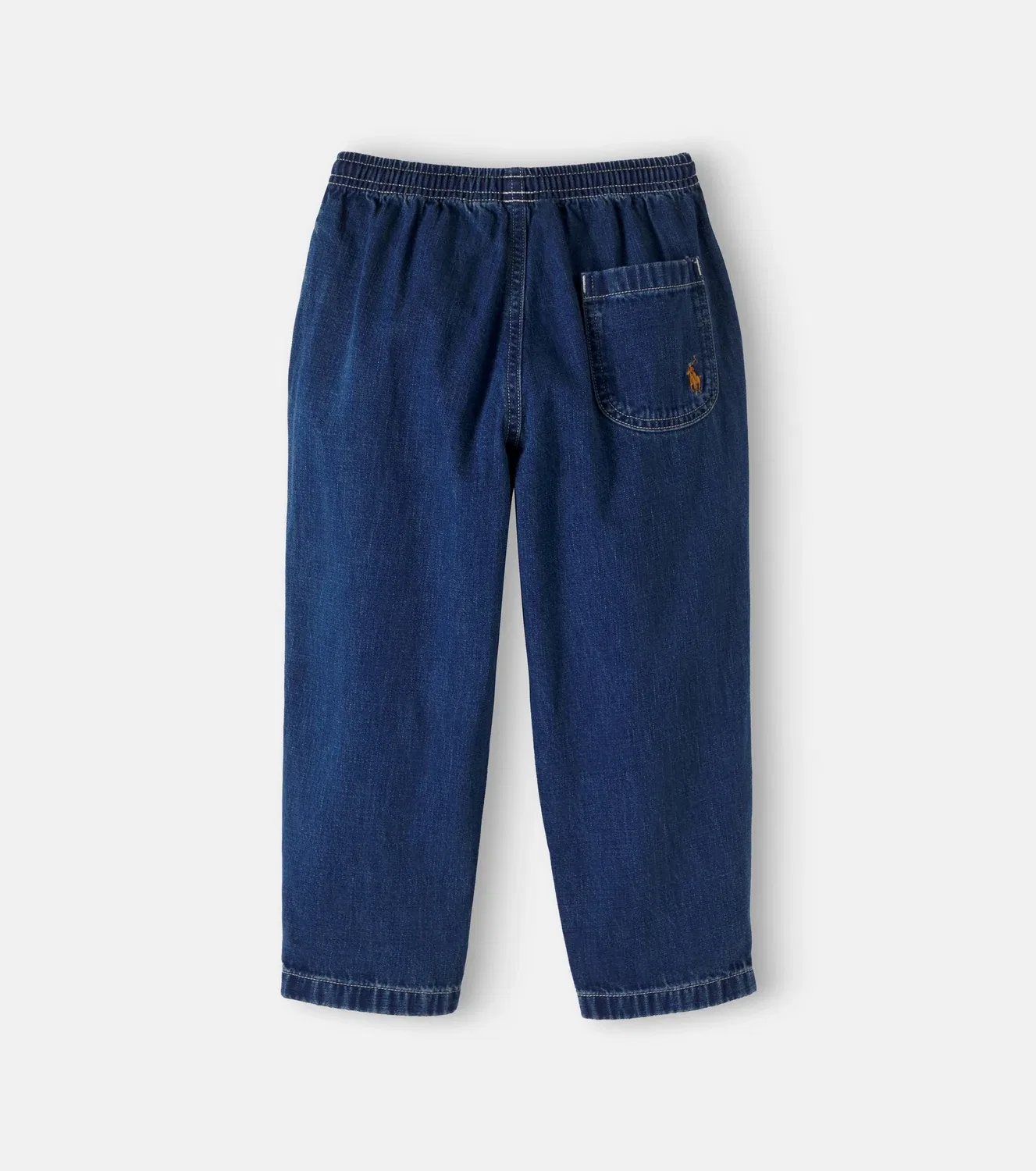 Джинсы с эластичным поясом Polo Ralph Lauren Kids, синий — фото 3