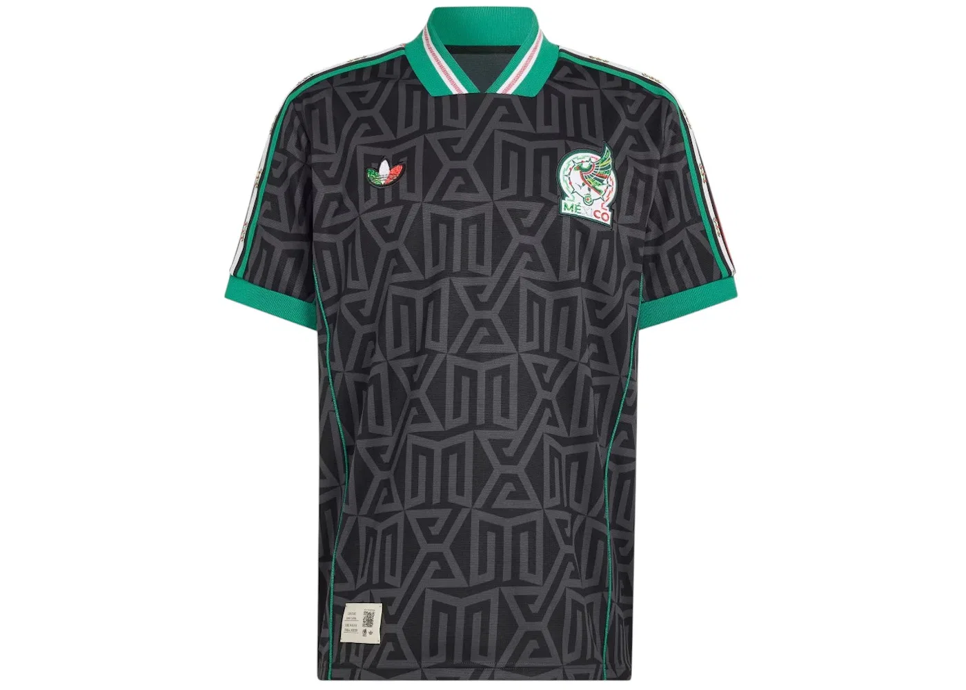 Мужская футболка с принтом Adidas x Someone Somewhere Mexico Lifestyle Jersey, Black/Carbon