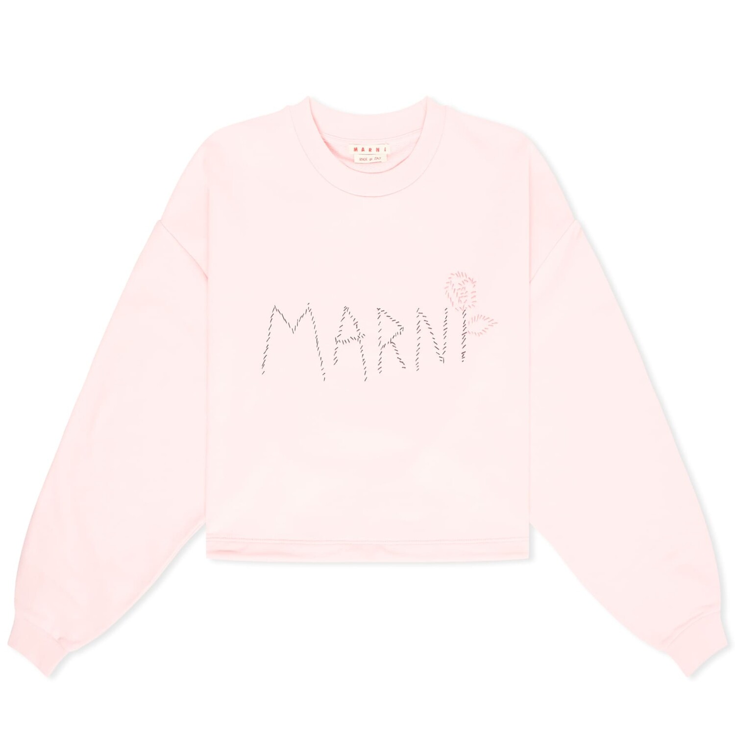 

Свитшот Marni Casual Crew, светло-розовый