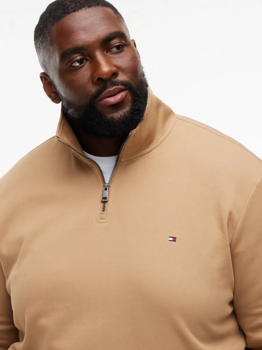 Толстовка TOMMY HILFIGER 'ESSENTIAL' коричневого цвета — фото 3