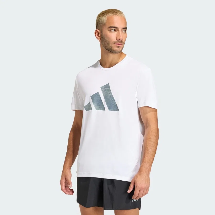 Футболка спортивная с длинным рукавом Performance Brand Love adidas, Серый
