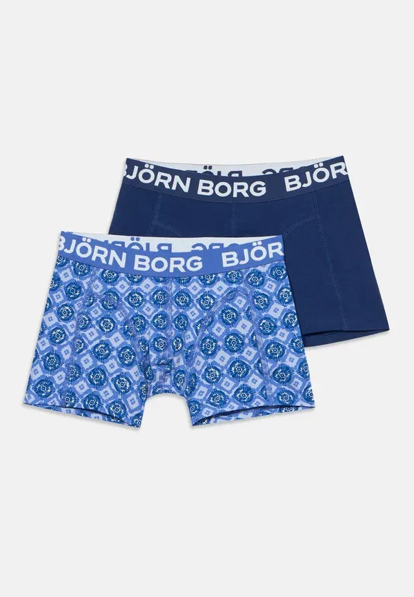 Боксеры хлопковые 2 pack Bjorn Borg, светло-синий/темно-синий