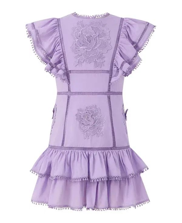 Детское платье для девочек с воланами Carolyn Frill Marlo Kids, Lavender