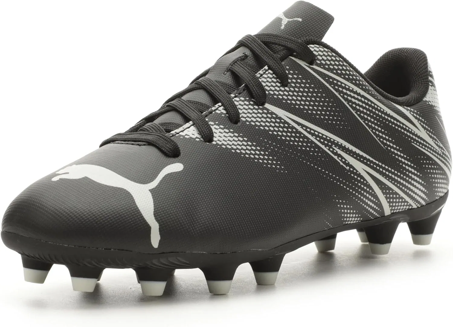 Детские кроссовки для девочек Attacanto PUMA, Puma Black-Silver Mist