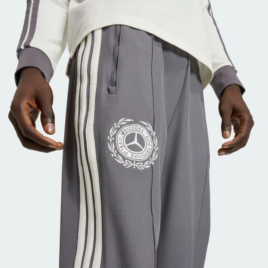 Спортивные штаны Mercedes-AMG Petronas Formula 1 Team Silver Arrows Icon Track Pant adidas, Черный — фото 4