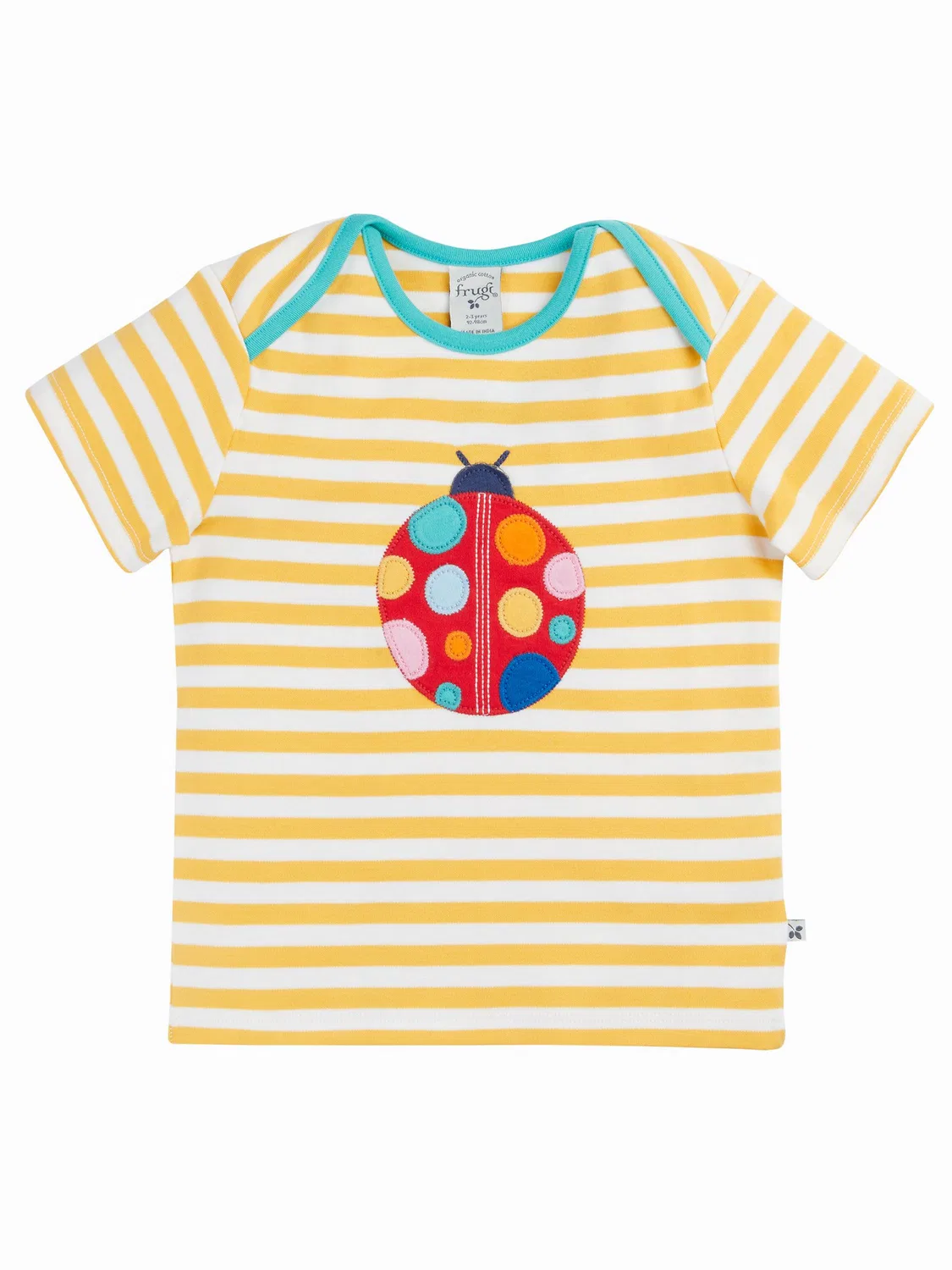 Футболка с аппликацией Bobster Frugi, желтый