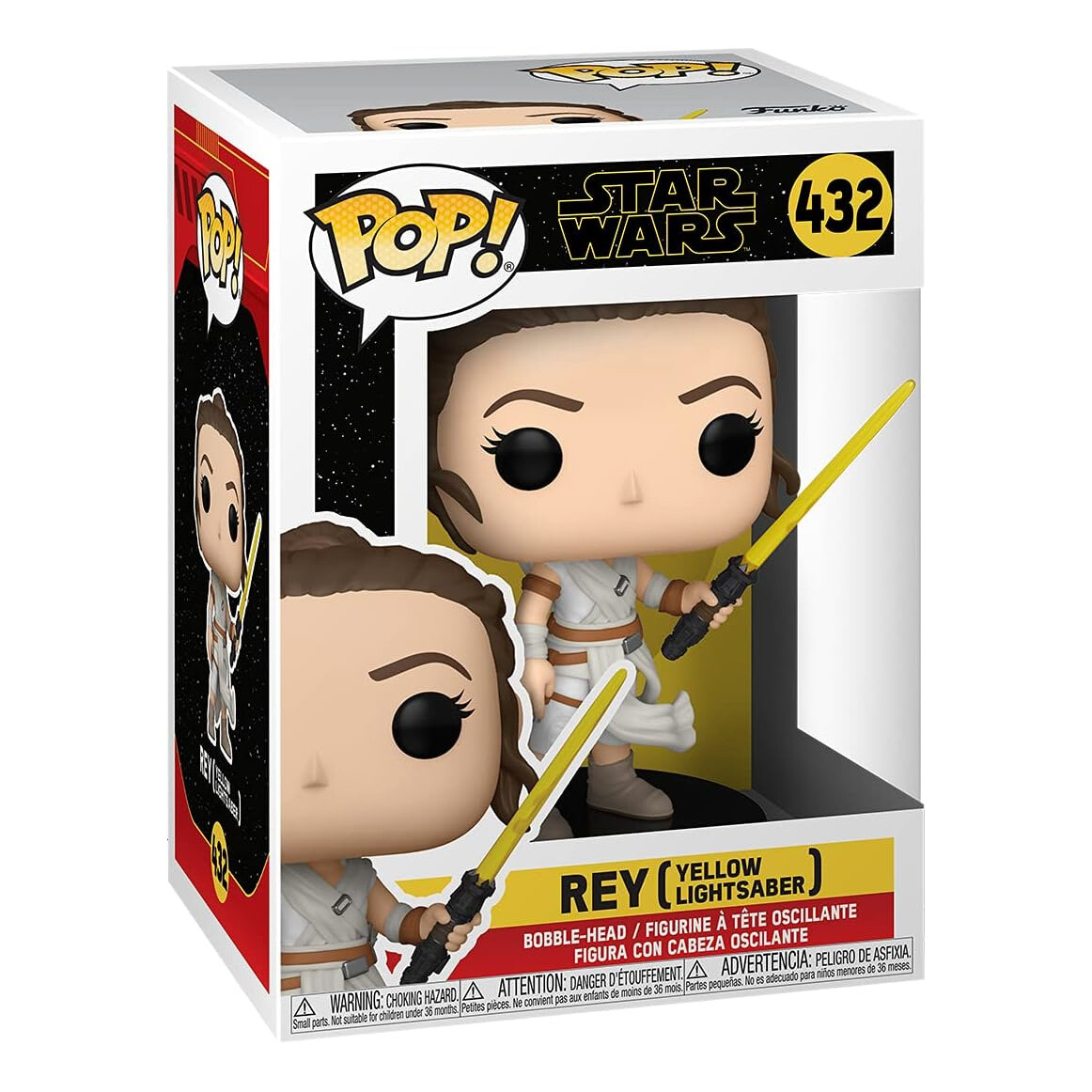 

Фигурка Funko Pop! Star Wars The Rise of Skywalker Rey (Yellow Lightsaber)