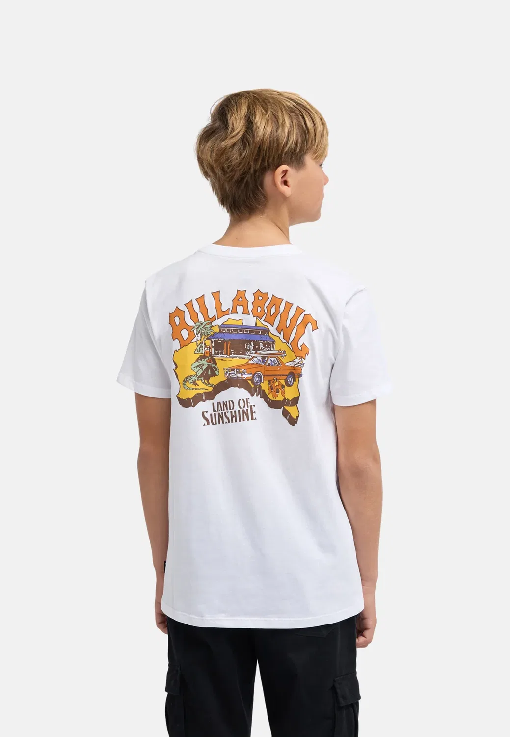 Одежда Jungen 8-16|топы ebbzt00266 - футболка с принтом Billabong, Wht — фото 2