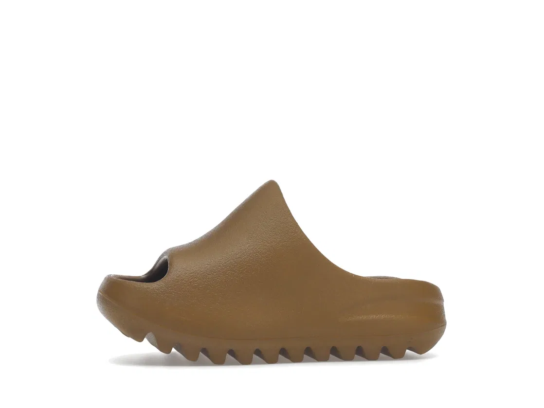 Детские шлепанцы Yeezy Slide Adidas, Ochre — фото 3