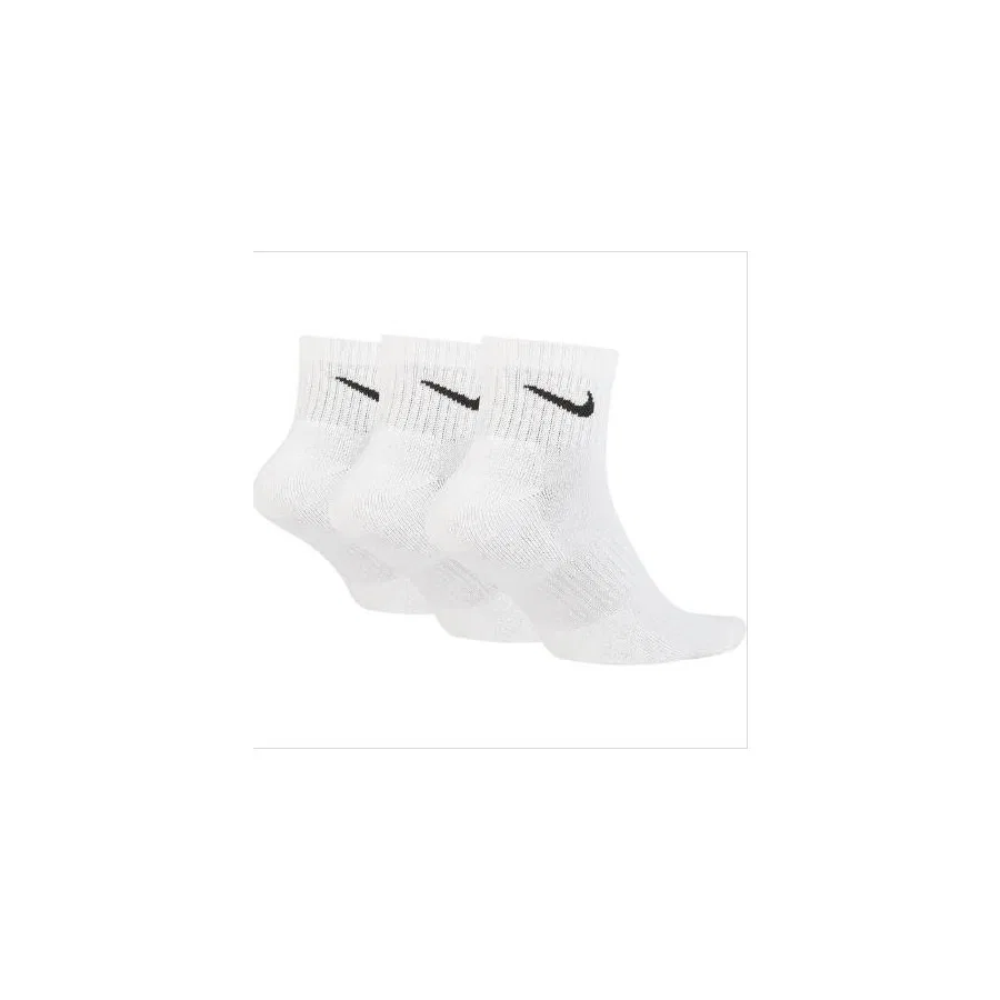 Носки спортивные с плотной подошвой Nike Everyday Cushion Ankle, Белый — фото 3