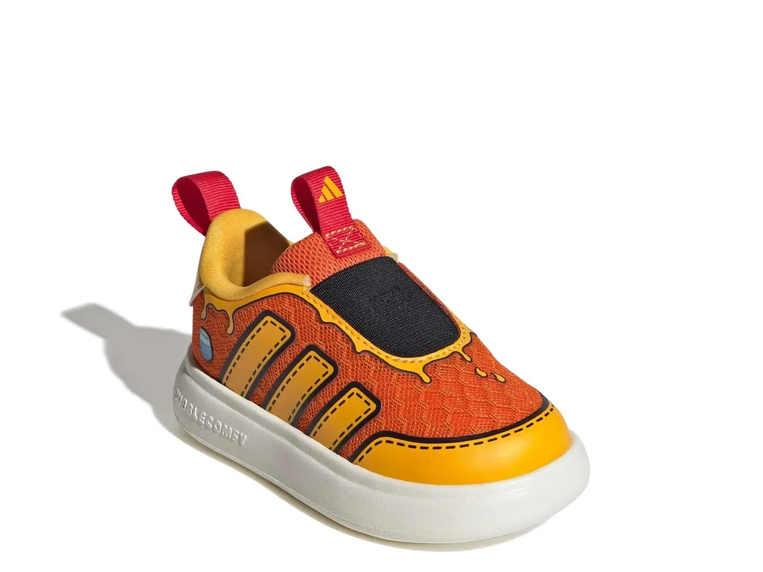 Кроссовки slip-on Winnie the Pooh Bubblecomic, adidas, оранжевый