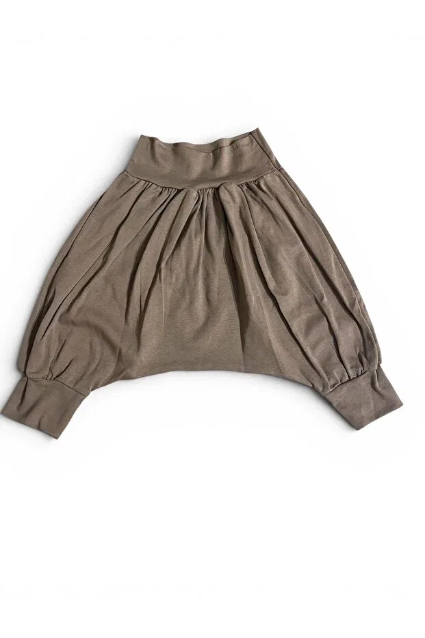 Детские брюки для девочек свободного кроя Biancofiglio, Brown — фото 2