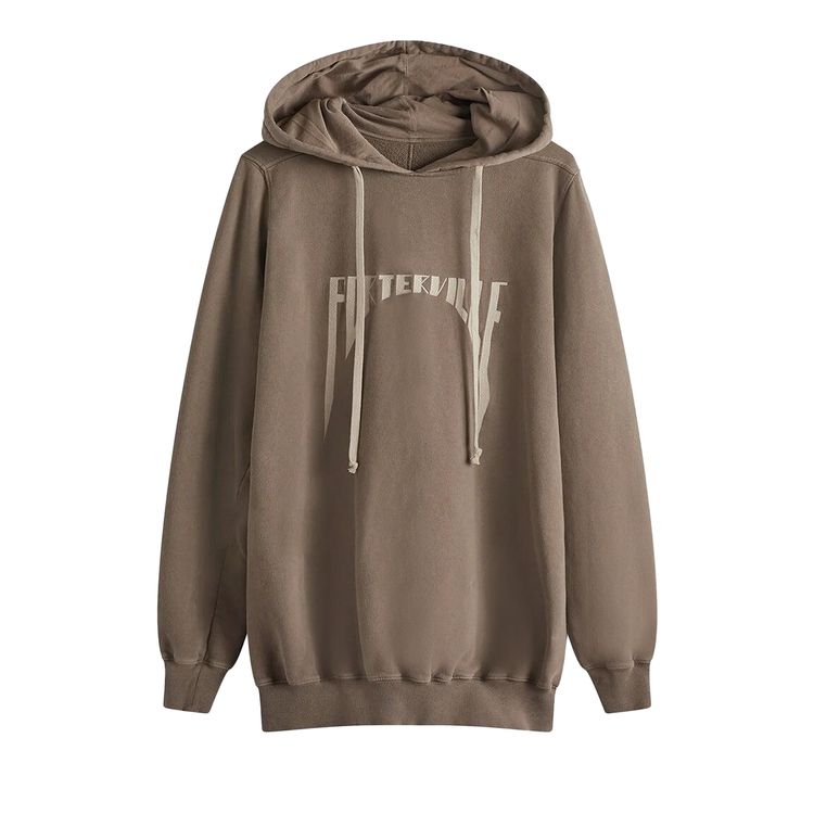 

Худи Rick Owens Porterville Hoodie Dust/Pearl, коричневый