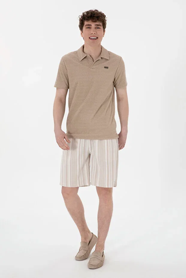 Мужские шорты с двойными карманами U.S. Polo Assn., Beige