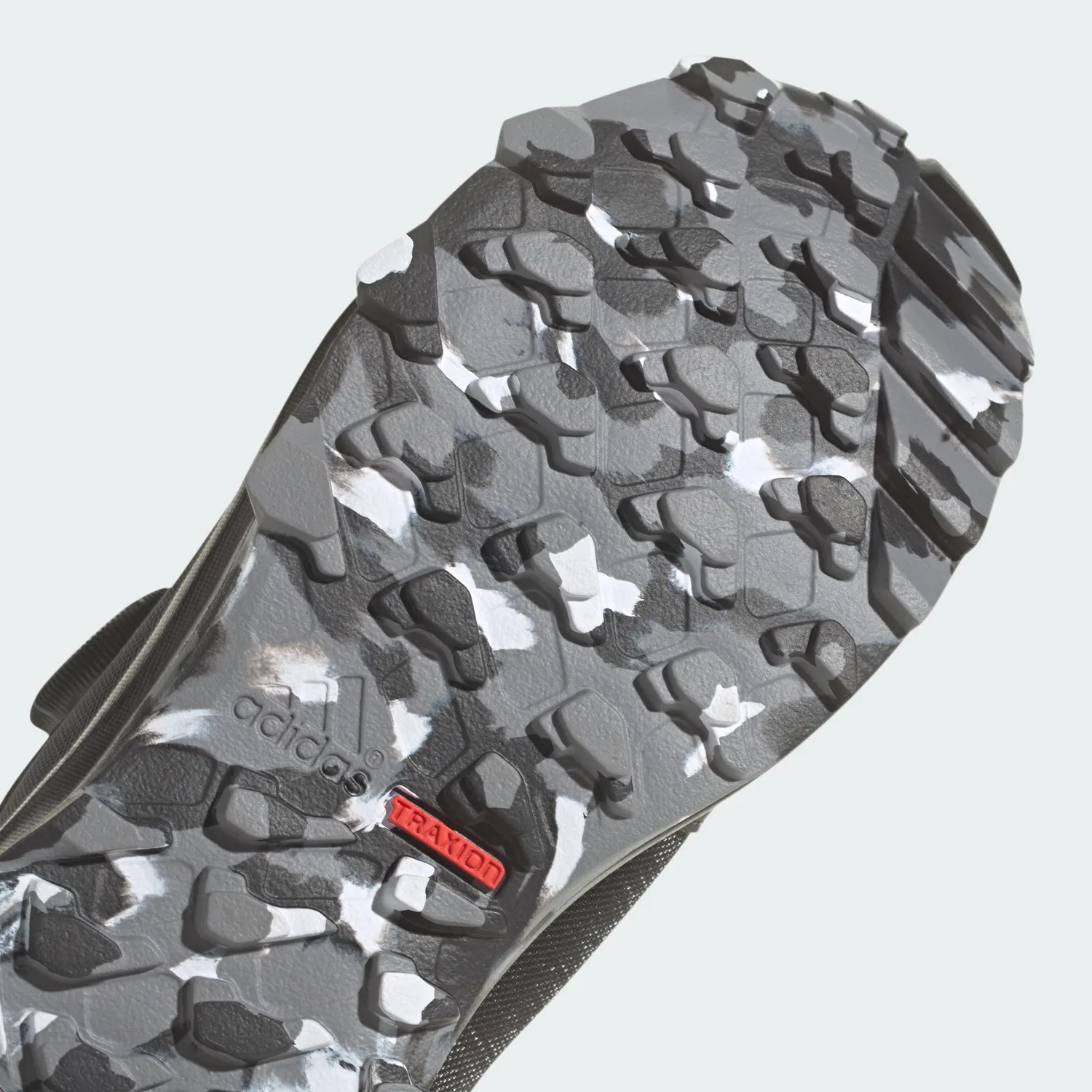 Детские кроссовки для трейлраннинга с принтом Terrex Agravic Boa Rain.rdy Trail Running Adidas, Core Black Cloud White Grey Three — фото 4