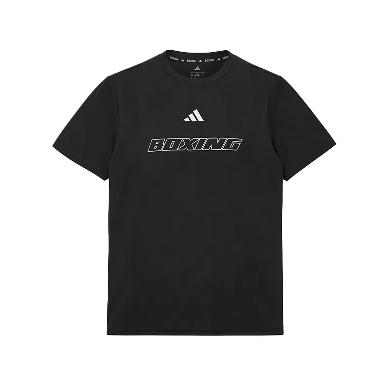 Мужская футболка с круглым вырезом тонкая Adidas, Black