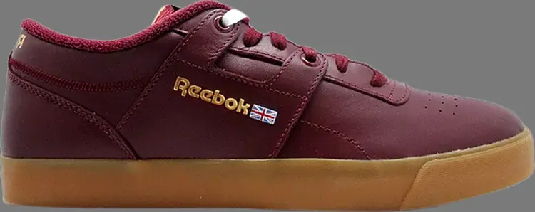 

Кроссовки palace x workout low clean fvs Reebok, красный