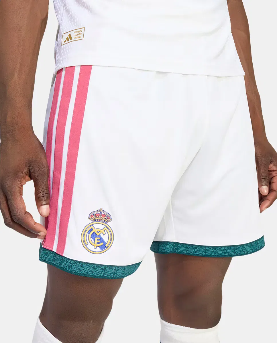 Мужские шорты с принтом Real Madrid 2026-2027 adidas, Blanco