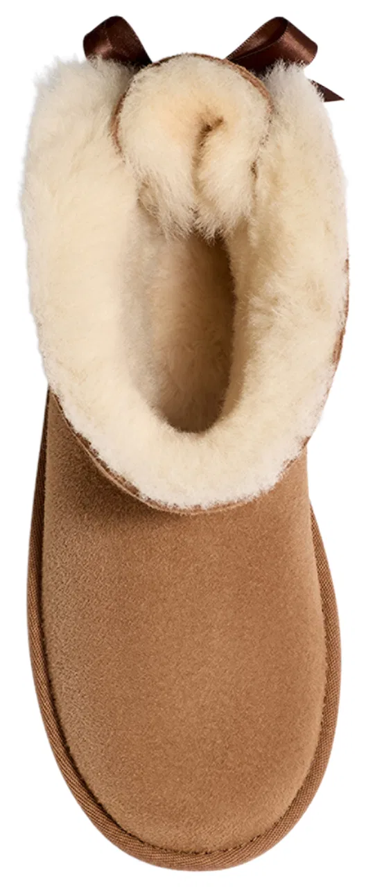Ботинки детские UGG Mini Bailey Bow, каштановый — фото 4