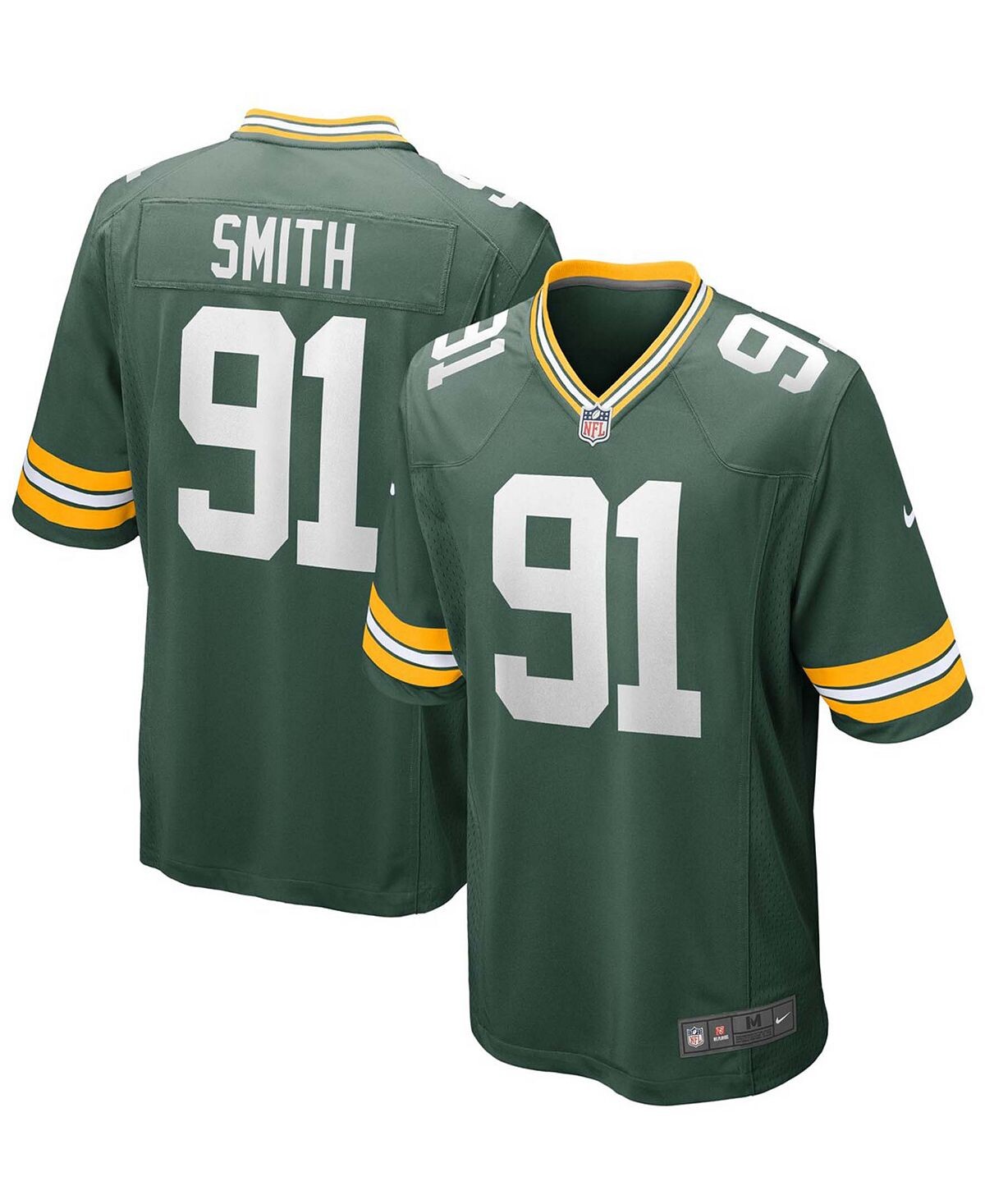 

Мужская футболка preston smith green green bay packers game team Nike, зеленый