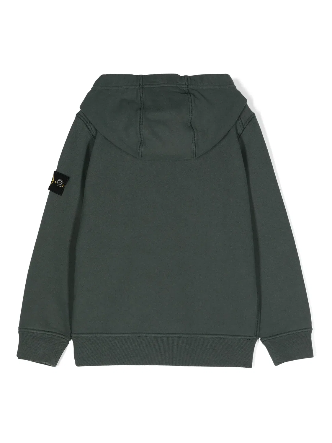 Худи с компасом из хлопка Stone Island, зеленый — фото 2