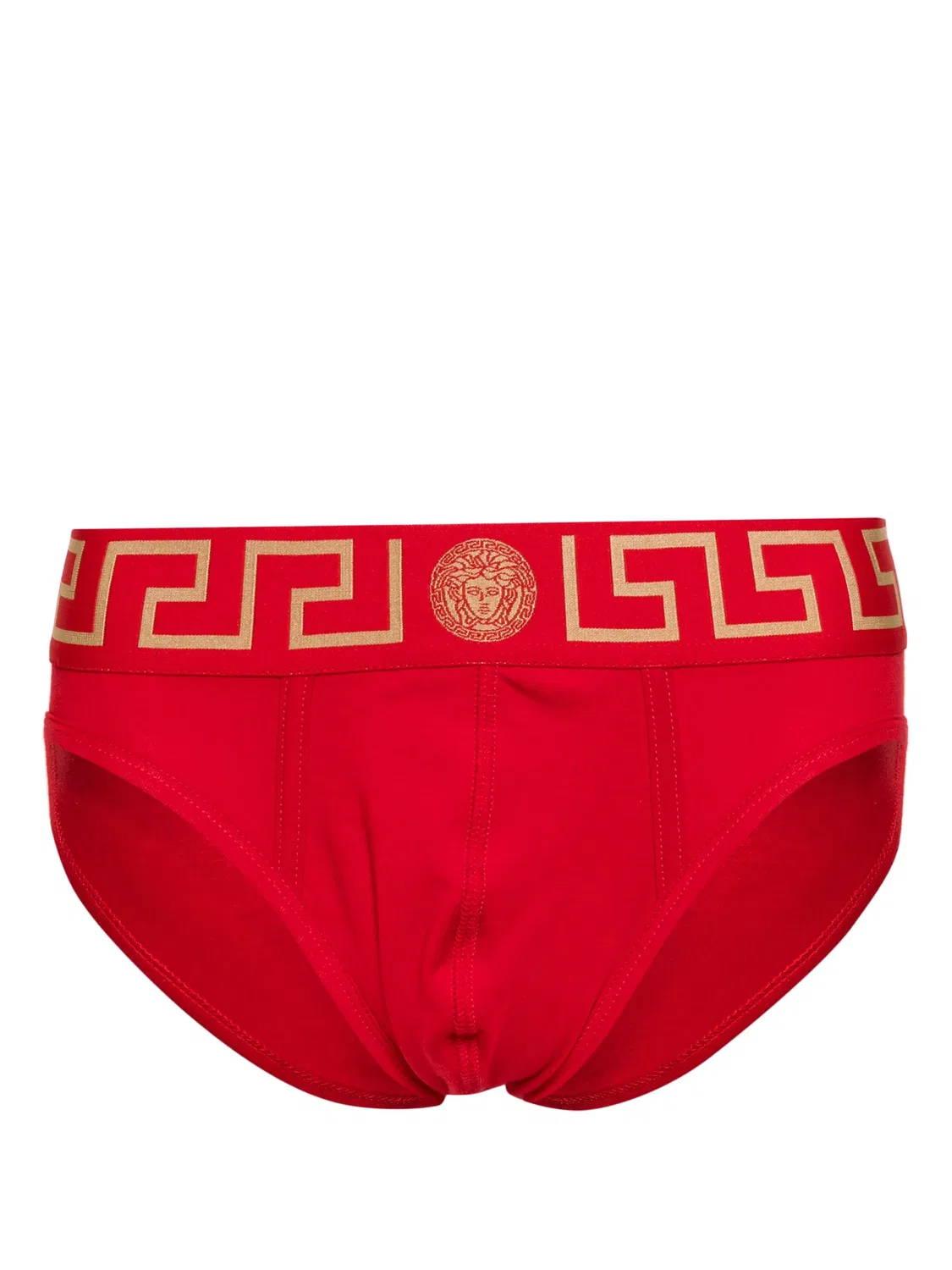 Трусы Greca Border от Versace, розовый красный/золотой