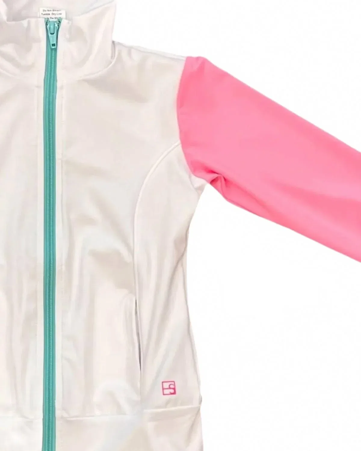 Детская куртка для девочек с цветочным блоком Juliet Set Athletics, розовый — фото 2