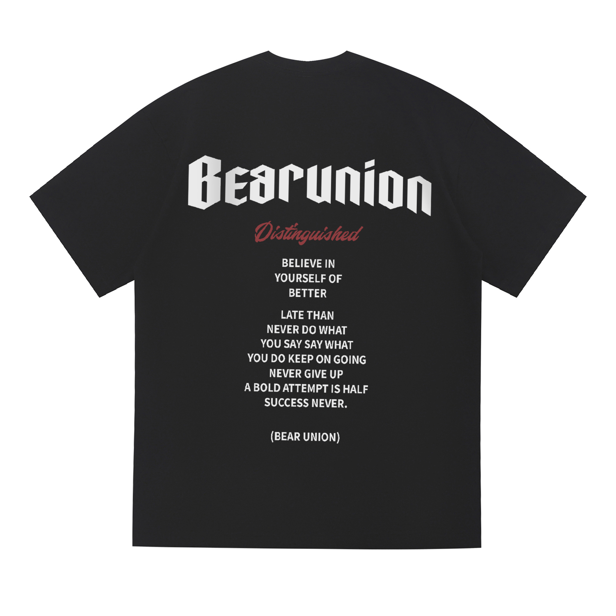 

Футболка мужская BEAR UNION, черный