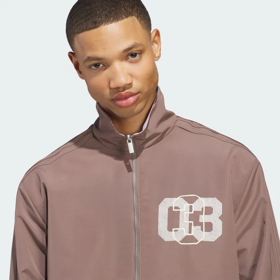 Куртка ADIDAS ORIGINALS Between-Season Jacket 'FIREBIRD COACH' светло-коричневого цвета — фото 3