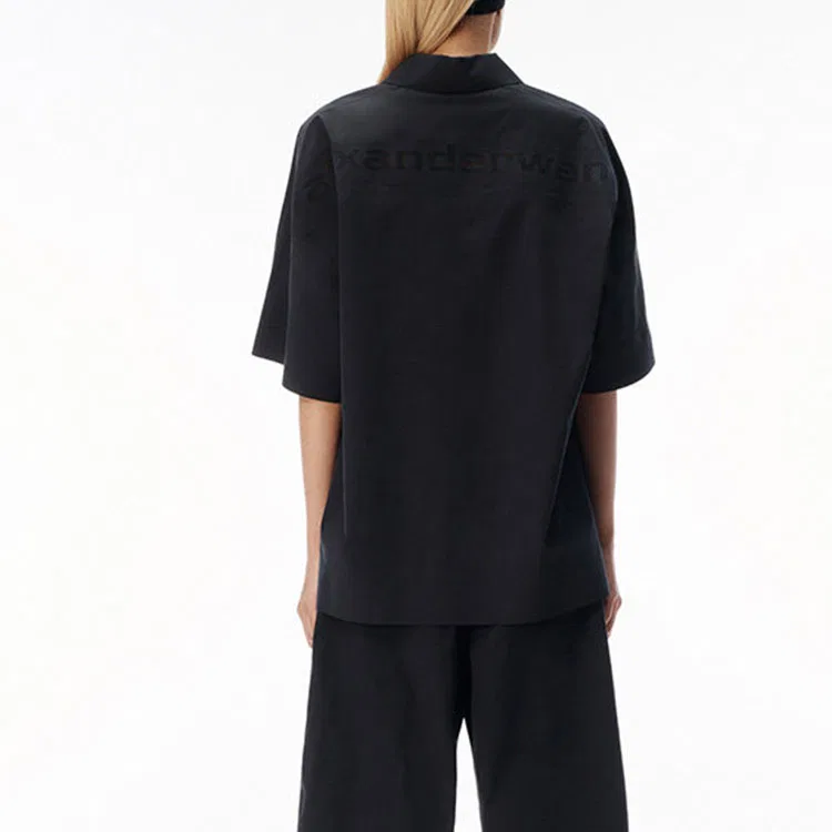 Унисекс рубашка Alexander Wang, Черный — фото 4