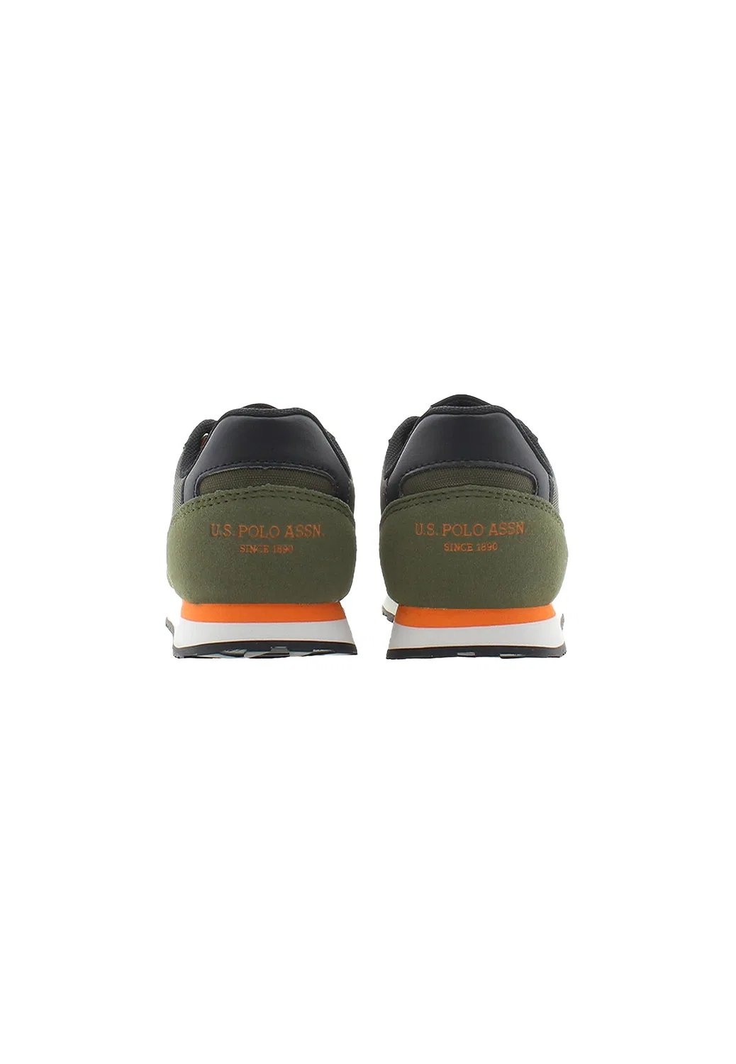 Детские кроссовки для мальчиков на шнуровке Nobik011k/Cnh1 U.S. POLO ASSN., Army Green — фото 4